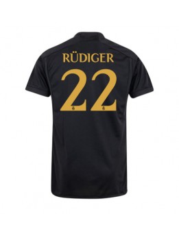 Billige Real Madrid Antonio Rudiger #22 Tredjedrakt 2023-24 Kortermet
